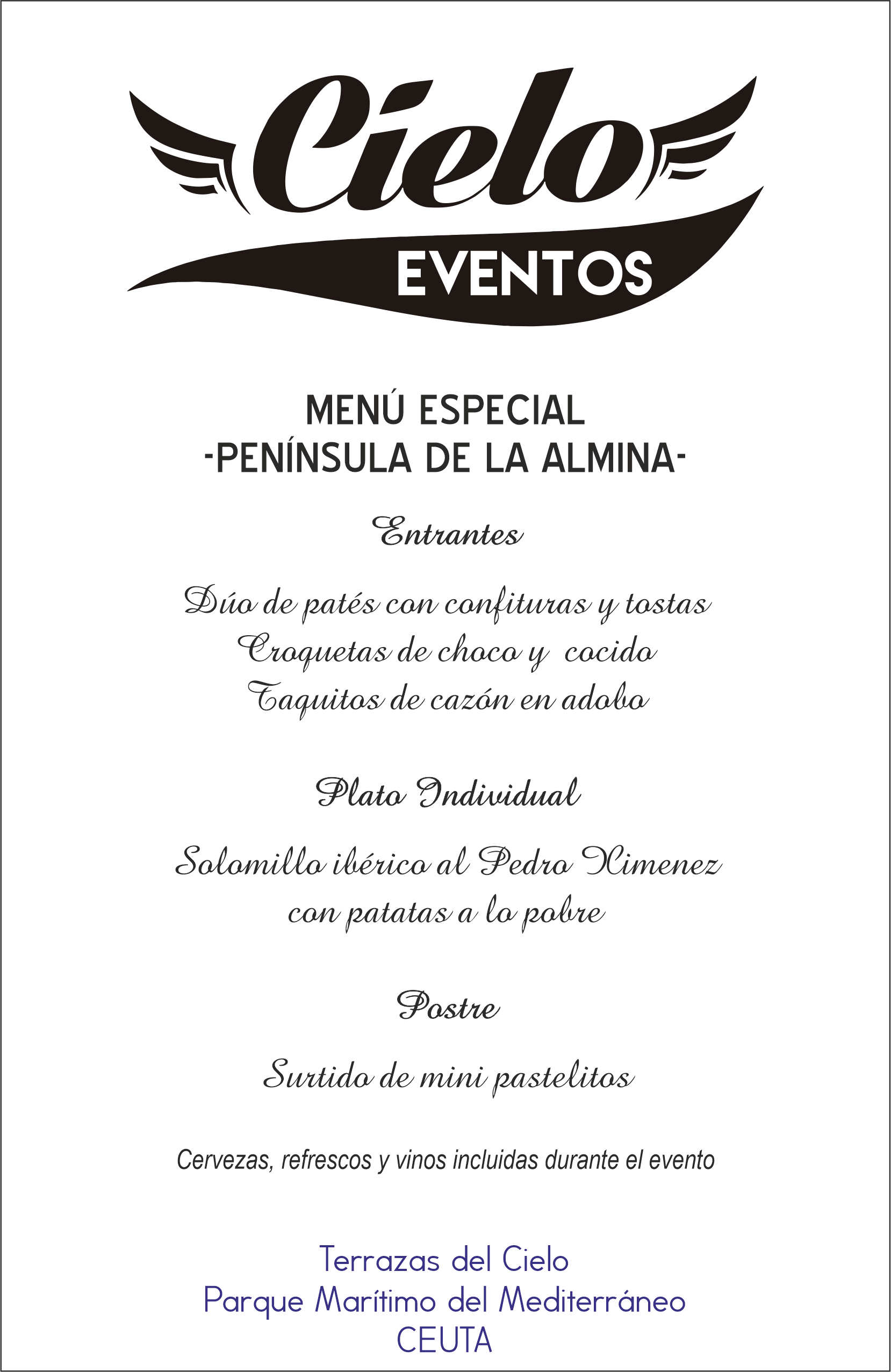 Menú R3 Optativa
